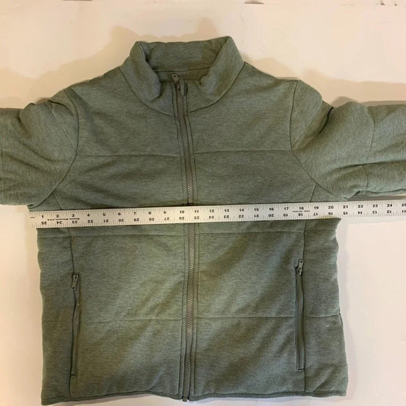 Three Dots Women's Quilted Fluffy Long Sleeve Full Zip Jacket Size M - Picture 9 of 11
